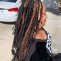 Add curls to braids