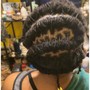 Ear To Neck Length Retwist /