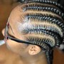 Large Feedin Tribal w/ Box Braids