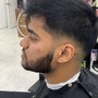 Men's Cut + beard trim/sculpt +enhancements