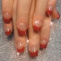 Pink Set of Acrylic Nails