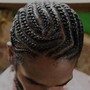 FEED-IN CORNROW BRAIDS (up to 8)