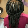 Knotless Braids w/ hair