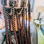 Medium Knotless Braids