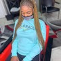 Box Braids waist length