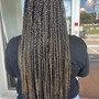 Medium Knotless Braids (8 rows) read description