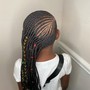 Medium natural box plaits