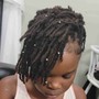 Kids Starter Locs (shoulder-length and shorter) – Includes Free 2-Week Retightening & Hair Care Products