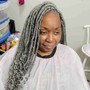 Individual faux locs crochet w/shampoo