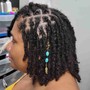 Starter Locs with Two-Strand Twist (Armpit Length) – Includes Free 2-Week Retightening & Recommended Hair Care Products