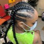 6 large braids and under