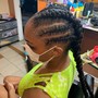 6 large braids and under