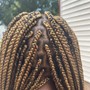 Bohemian Box Braids (Medium)