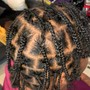 Natural Hair Box Braids