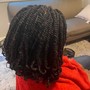 Knotless medium box braids. waist length 52 inches