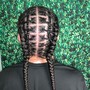 Men's Straightback Cornrows