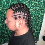 Men's Straightback Cornrows