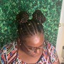 2 Jumbo Feed In Braids