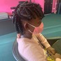 Natural Hair Braided Style