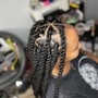 2 Feed In/ Stitch Braids