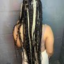 Large Knotless box braids