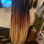 Medium Knotless Braids