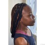 2 Feed-In Braids Straight Back