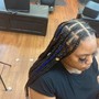 Adult lock retwist and style to mid back length