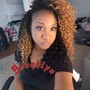 Lace Closure Sew In + Custom Install+ Style with curls