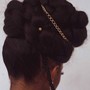 Roller Set natural hair