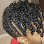 Roller Set natural hair