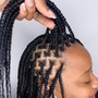 Mid back Knotless Braids