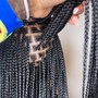 Mid back Knotless Braids