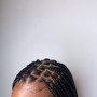 Mid back Knotless Braids