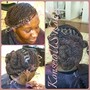 Cornrows/ French Braids with Extn.Braiding Hair