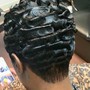 Shampoo and Blowdry with Cornrows