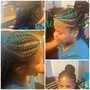 Large Feed-in Braids