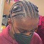 Flat Twists w/ Added hair