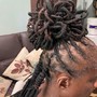 Starter locs w/ loc extension -NATURAL HAIR