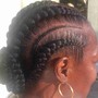 Medium Goddess Knotless Braids