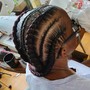 6+ feed-in braids