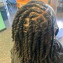 Retwist & Style Butt length