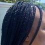 Medium Goddess Knotless Braids