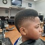 Men's cut with face trim