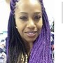 Medium Box Braids with hair