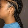 Small feed-in braids