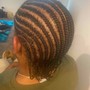 Men cornrows/freestyle braiding