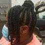 Large Flat Twist Out