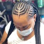 cornrows with individuals in the back( medium size)