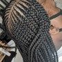 Medium Goddess Knotless Braids